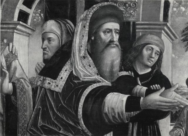 Guazzi, Carlo — Gandolfino d'Asti - sec. XV/ XVI - Il sacerdote Simeone — particolare